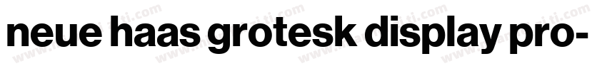neue haas grotesk display pro字体转换